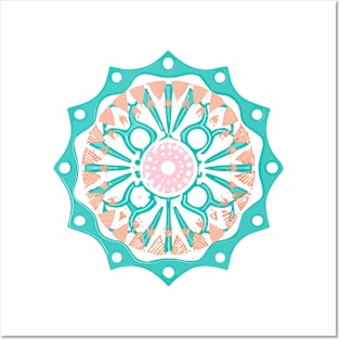 mandala Clamber Paint Posters and Art